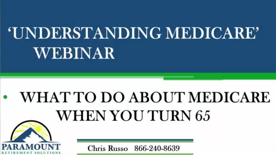 Understanding Medicare webinar