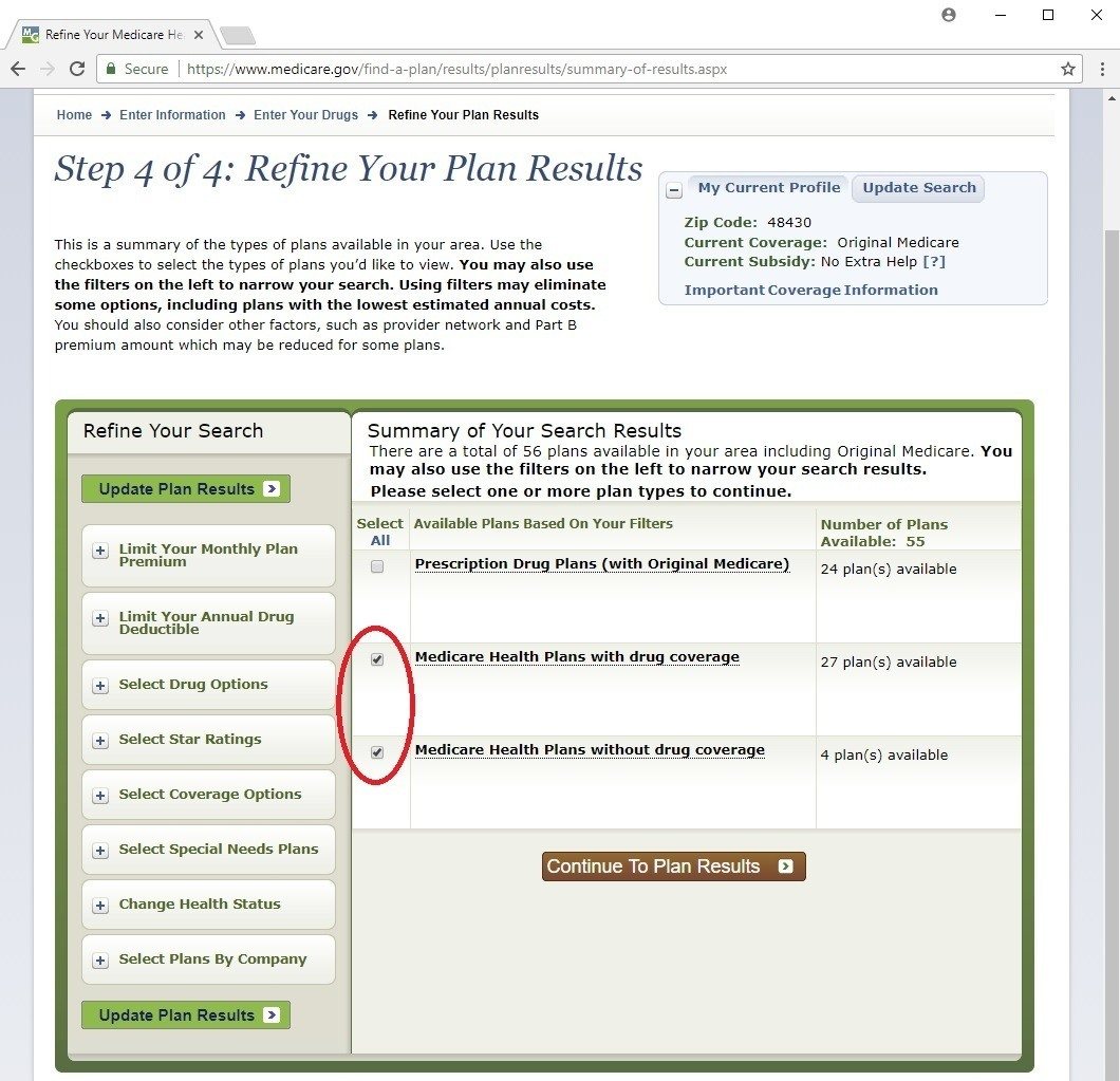 Medicare Plan Finder - MAPDs